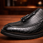 Croc Tassel Loafers