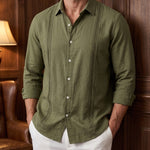 Enzo Linen Guayabera Shirt