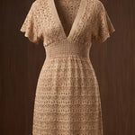 Romina Open-Knit Mini Dress