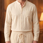 Zeno Linen Shirt and Trouser Set
