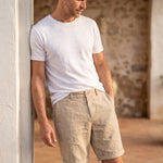 Julian Linen-Blend Shorts