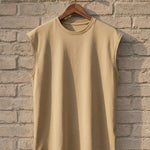 Ludovico Cotton Blend Sleeveless Tee