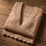 Romina Open-Knit Mini Dress