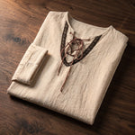 Vicente Cotton Blend Linen Shirt