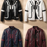 Maurizio Faux Leather Jacket