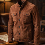 Vincenzo Suede Shirt Jacket