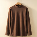 Cesar Mock Neck Long Sleeve Top