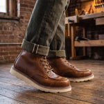 Damiano Leather Moc-Toe Boot