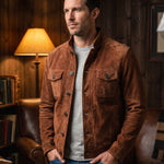 Vincenzo Suede Shirt Jacket
