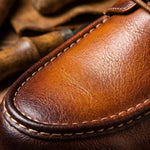 Leonel Leather Moc-Toe Oxford