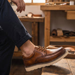 Leonel Leather Moc-Toe Oxford