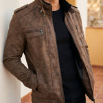 Valentino Leather Moto Jacket