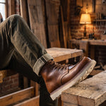 Damiano Leather Moc-Toe Boot