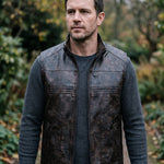 Vicente Faux Leather Vest