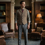 Lucio Herringbone Vest