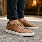 Vittorio Faux Leather Low-Top Sneaker