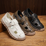Ciro Leather Closed-Toe Sandals