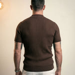 Antonio Ribbed Mock Neck Knit