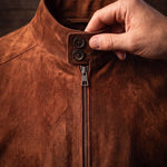 Carlo Suede Bomber Jacket