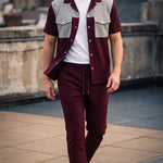 Giorgio Waffle-Knit Coordinate Set