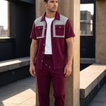 Giorgio Waffle-Knit Coordinate Set