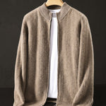 Serafino Cashmere Zip-Up Cardigan