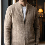 Serafino Cashmere Zip-Up Cardigan