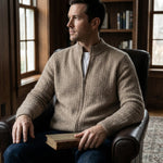 Serafino Cashmere Zip-Up Cardigan