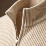 Angelo Cashmere Zip Cardigan