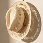 Walter Open-Weave Fedora Hat