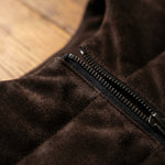 Vicente Quilted Suede Vest