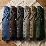 Vicente Tweed Lapelled Waistcoat
