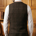 Vicente Tweed Lapelled Waistcoat