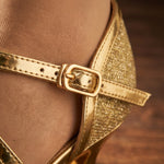 Rafaela Glitter Mesh Heeled Sandal