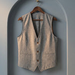 Tomas Linen Blend Vest
