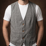 Tomas Linen Blend Vest