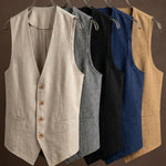Tomas Linen Blend Vest