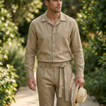 Armando Linen Shirt and Trouser Set