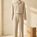 Armando Linen Shirt and Trouser Set