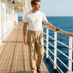 Augusto Linen Pleated Trousers