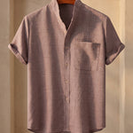 Ignacio Cotton Linen Short-Sleeve Shirt