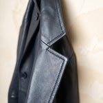 Sandro Faux Leather Blazer
