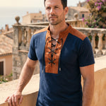 Renzo Lace-Up T-Shirt