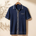 Isidoro Ribbed-Knit Polo Shirt
