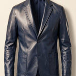 Sandro Faux Leather Blazer