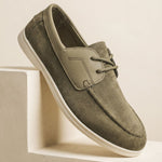 Feliciano Suede Boat Shoe
