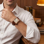 Eleonora Leather Tank Watch