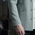 Dante Linen Mandarin Collar Jacket