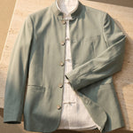Dante Linen Mandarin Collar Jacket