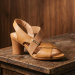 Rafaela Vegan Leather Heeled Sandal
